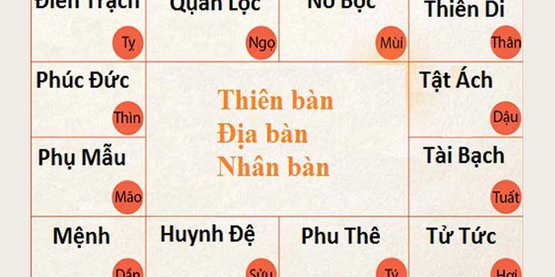 Các Yếu Tố Trong Lá Số Tử Vi