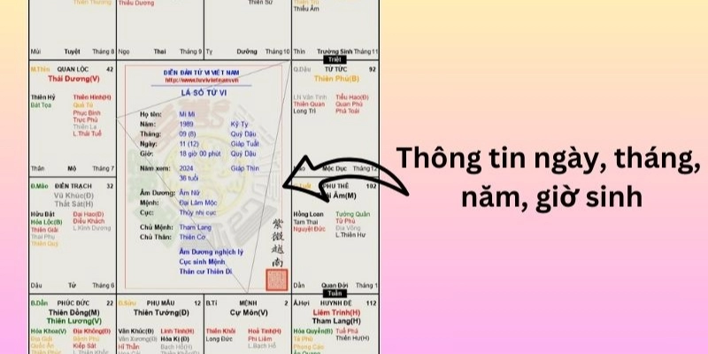 Các Yếu Tố Trong Lá Số Tử Vi
