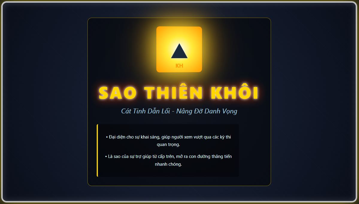 Thiên Khôi Giao Hội Văn Xương Văn Khúc - Giải Mã Ý Nghĩa 3 Ý Nghĩa Khi Thiên Khôi Giao Hội Văn Xương Văn Khúc Trong Lá Số